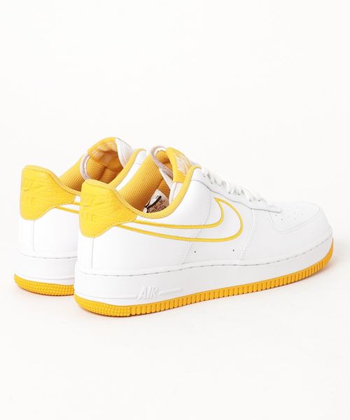 NIKE（ナイキ）の「【NIKE】エアフォース1 '07 LTHR（スニーカー・メンズ・レッド/イエロー・27/27.5/26）」の3枚目の写真