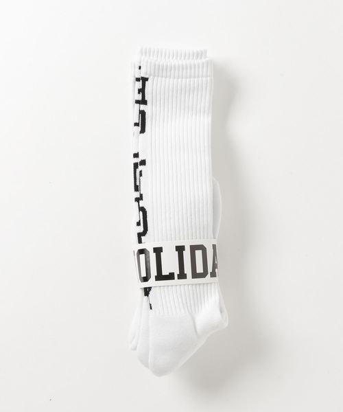 HOLIDAY（ホリデイ）の「2 PACK HIGH SOCKS 2パックハイソックス（ソックス/靴下・レディース・ホワイト・ONE SIZE）」の4枚目の写真