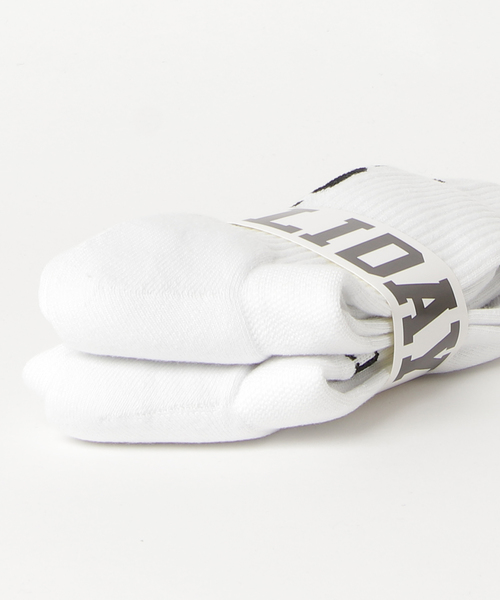 HOLIDAY（ホリデイ）の「2 PACK HIGH SOCKS 2パックハイソックス（ソックス/靴下・レディース・ホワイト・ONE SIZE）」の2枚目の写真