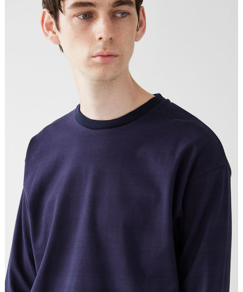 Traditional Weatherwear(トラディショナルウェザーウェア)の「【MENS】ロングスリーブ コットンクルーネックTシャツ(Tシャツ/カットソー・メンズ・ホワイト/ブラック/ネイビー/カーキ・S/M/L)」の8枚目の写真
