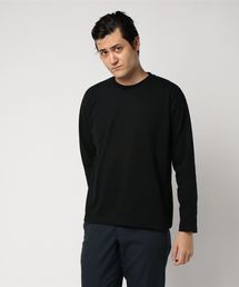 【MENS】ロングスリーブ コットンクルーネックTシャツ