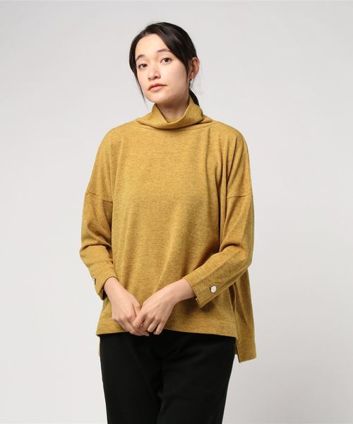 INTERPLANET(インタープラネット)の「AEROMORE(保湿・吸湿速乾)機能素材プルオーバー(Tシャツ/カットソー・レディース・ブラック/イエロー/ブルー・FREE)」の3枚目の写真
