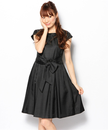 green label relaxing | GB PE シャンタン W/リボン ワンピース(ドレス)