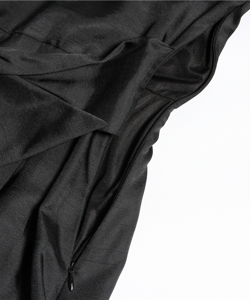 green label relaxing（グリーンレーベルリラクシング）の「GB PE シャンタン W/リボン ワンピース ◆（ドレス・レディース・ブラック/ベージュ/レッド/グレー/ブラウン/ネイビー/ライトブルー/ライトピンク/シャーベット/その他1・36/38/40）」の19枚目の写真