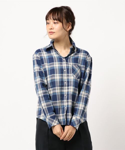 AMERICAN HOLIC(アメリカンホリック)の「ビエラチェックシャツ(シャツ/ブラウス・レディース・ブラック/レッド/イエロー/ブルー・M/L)」の10枚目の写真