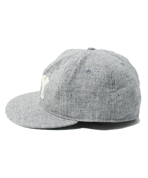 BEAMS(ビームス)の「◎□Ebbets Field Flannels×BEAMS / 別注 ウールフランネル(キャップ・メンズ・グレー/ワイン/ネイビー・7 3/8)」の4枚目の写真