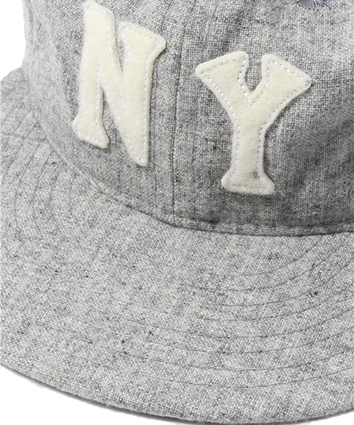 BEAMS(ビームス)の「◎□Ebbets Field Flannels×BEAMS / 別注 ウールフランネル(キャップ・メンズ・グレー/ワイン/ネイビー・7 3/8)」の6枚目の写真