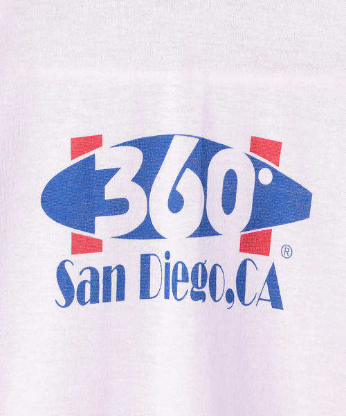 6（ロク）の「＜6(ROKU)＞360 SAN DIEGO,CA CREW NECK  RINGER T-SHIRT/Tシャツ（Tシャツ/カットソー・レディース・ホワイト・MEDIUM/SMALL）」の6枚目の写真