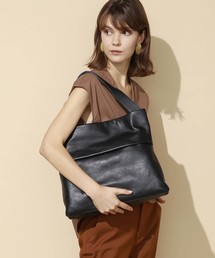 イタリアンシュリンクレザー・2マチトートバッグSOFFICE[ソフィチェ]