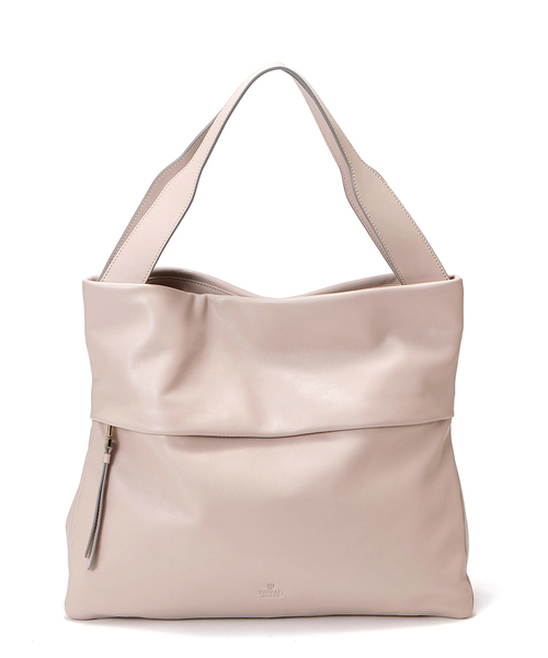 TOPKAPI（トプカピ）の「イタリアンシュリンクレザー・2マチトートバッグSOFFICE[ソフィチェ]（トートバッグ・レディース・ブラック/シルバー/グレー×ピンク・FREE）」の4枚目の写真