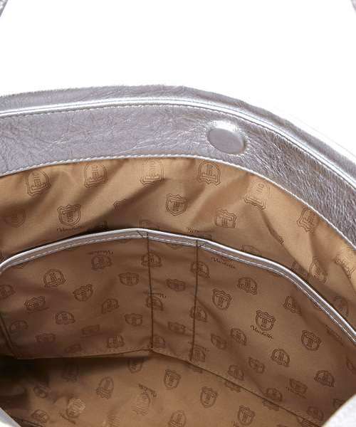 TOPKAPI（トプカピ）の「イタリアンシュリンクレザー・2マチトートバッグSOFFICE[ソフィチェ]（トートバッグ・レディース・ブラック/シルバー/グレー×ピンク・FREE）」の16枚目の写真