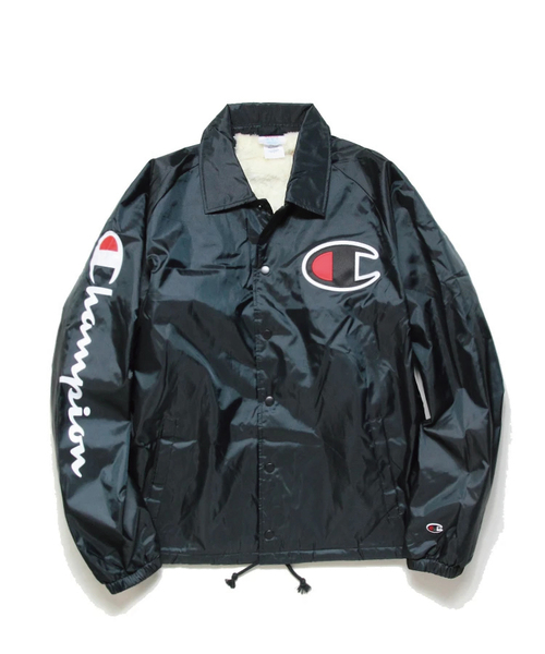 Champion(チャンピオン)の「Champion/チャンピオン シェルパコーチジャケット(ブルゾン・メンズ・ブラック/ブルー/アイボリー・S/M/L)」の2枚目の写真