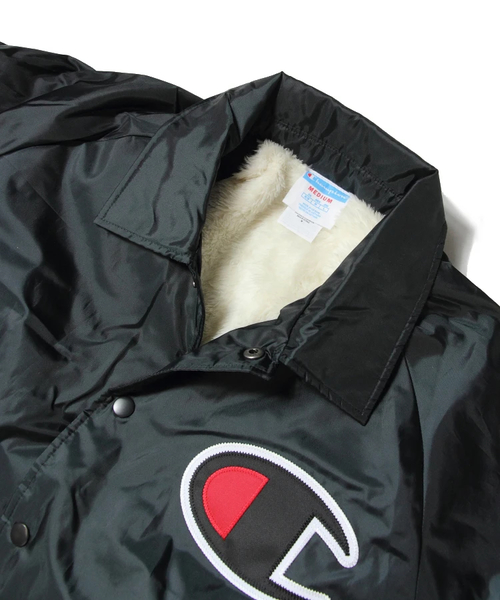 Champion(チャンピオン)の「Champion/チャンピオン シェルパコーチジャケット(ブルゾン・メンズ・ブラック/ブルー/アイボリー・S/M/L)」の10枚目の写真