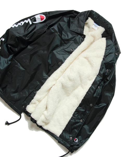Champion(チャンピオン)の「Champion/チャンピオン シェルパコーチジャケット(ブルゾン・メンズ・ブラック/ブルー/アイボリー・S/M/L)」の7枚目の写真