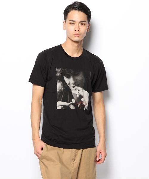 HYSTERIC GLAMOUR（ヒステリックグラマー）の「RS/DANCING W MR．D pt T-SH（Tシャツ/カットソー・メンズ・ホワイト/ブルー/ブラック・SMALL/MEDIUM/LARGE）」の2枚目の写真
