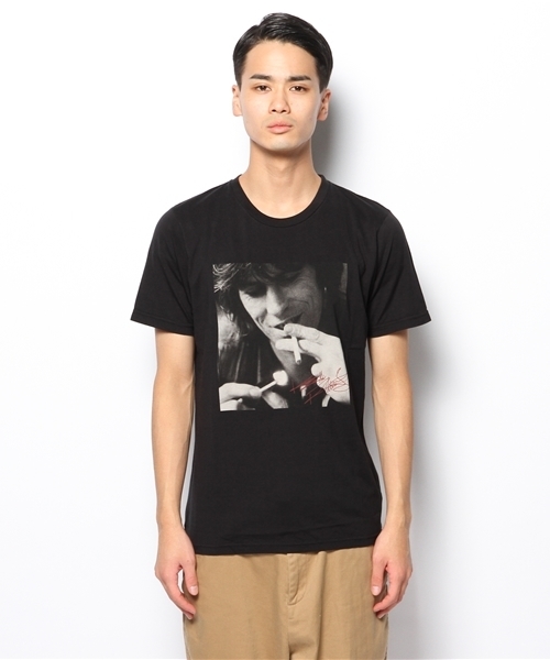 HYSTERIC GLAMOUR（ヒステリックグラマー）の「RS/DANCING W MR．D pt T-SH（Tシャツ/カットソー・メンズ・ホワイト/ブルー/ブラック・SMALL/MEDIUM/LARGE）」の4枚目の写真