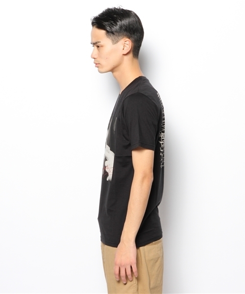 HYSTERIC GLAMOUR（ヒステリックグラマー）の「RS/DANCING W MR．D pt T-SH（Tシャツ/カットソー・メンズ・ホワイト/ブルー/ブラック・SMALL/MEDIUM/LARGE）」の5枚目の写真