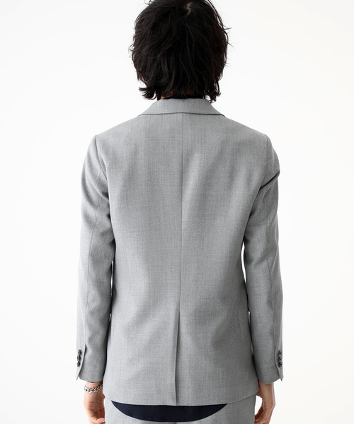 STUDIOUS（ステュディオス）の「【STUDIOUS】トリコチンノッチド2ボタンテーラードジャケット（テーラードジャケット・メンズ・ネイビー/グレー・1/2/3）」の11枚目の写真