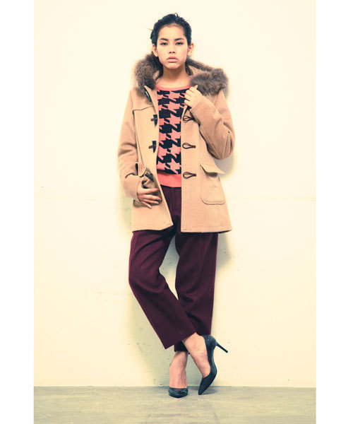 603(ロクマルサン)の「603 ファー付ダッフルコート(ダッフルコート・レディース・ブラウン・FREE)」の1枚目の写真