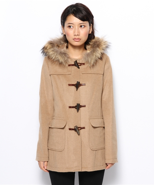 603(ロクマルサン)の「603 ファー付ダッフルコート(ダッフルコート・レディース・ブラウン・FREE)」の9枚目の写真