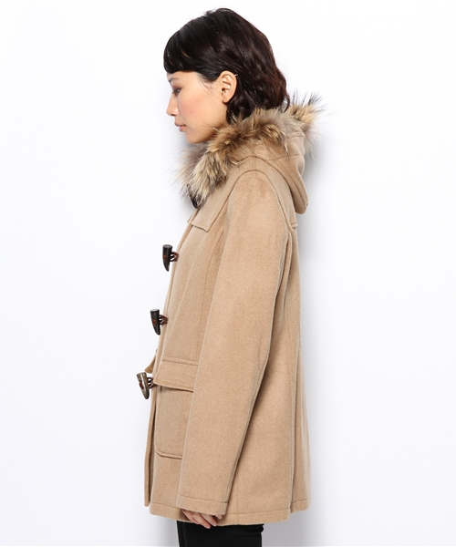603(ロクマルサン)の「603 ファー付ダッフルコート(ダッフルコート・レディース・ブラウン・FREE)」の10枚目の写真