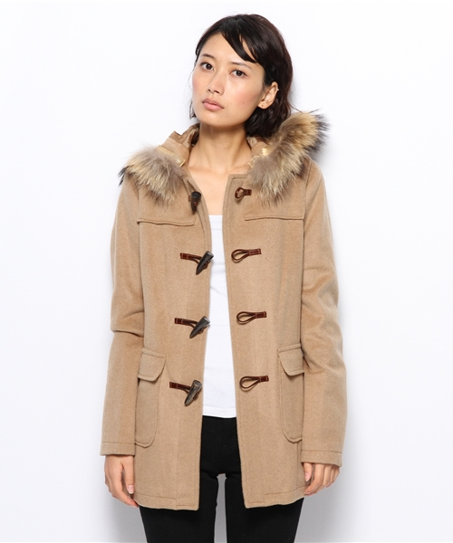 603(ロクマルサン)の「603 ファー付ダッフルコート(ダッフルコート・レディース・ブラウン・FREE)」の12枚目の写真