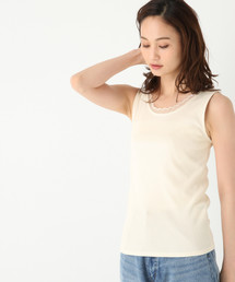 GLOBAL WORK | BEAUTEEプチレースタンクトップ/824904(タンクトップ)