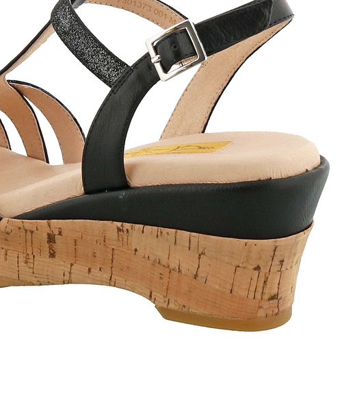 あしながおじさん（アシナガオジサン）の「〈あしながおじさん〉プラットフォームサンダル（サンダル・レディース・ライトグリーン/ブラック/ホワイト/ピンク・S/LL/M/L）」の9枚目の写真