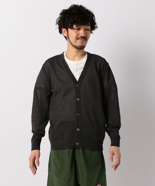 GLOSTER(グロスター)の「Vネックカーディガン(カーディガン/ボレロ・メンズ・ネイビー/グレー/キャメル・S/M/L/XL)」の7枚目の写真
