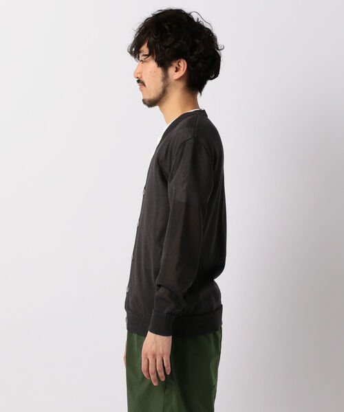 GLOSTER(グロスター)の「Vネックカーディガン(カーディガン/ボレロ・メンズ・ネイビー/グレー/キャメル・S/M/L/XL)」の8枚目の写真