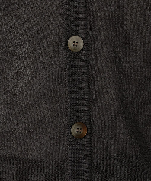 GLOSTER(グロスター)の「Vネックカーディガン(カーディガン/ボレロ・メンズ・ネイビー/グレー/キャメル・S/M/L/XL)」の12枚目の写真