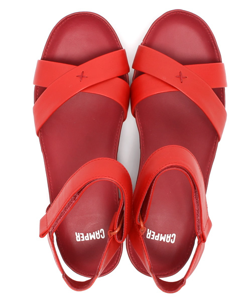CAMPER(カンペール)の「MICRO (ミクロ)(サンダル・レディース・レッド・23.0cm/22.5cm/23.5cm/25.0cm/24.0cm)」の2枚目の写真