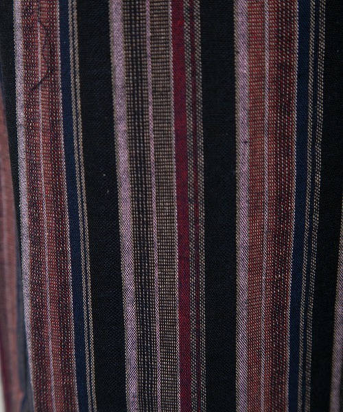 Libby&Rose(リビーアンドローズ)の「マルチストライプワイドパンツ(その他パンツ・レディース・ブラック/レッド/ブルー・FREE)」の7枚目の写真