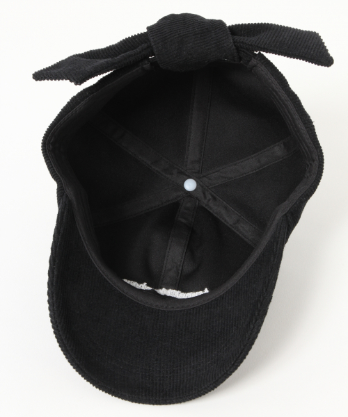 Heather(ヘザー)の「バックリボンロゴCAP 847048(キャップ・レディース・ブラック/ベージュ/ダークベージュ・ONE SIZE)」の6枚目の写真