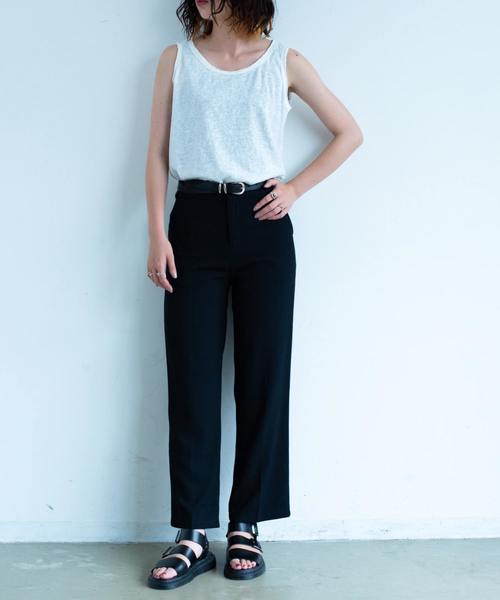 Aunt Marie's（アントマリーズ）の「AUNT MARIE'S ダメージスラブタンク（タンクトップ・レディース・ホワイト/ブラック/ブラウン/オレンジ・FREE）」の17枚目の写真