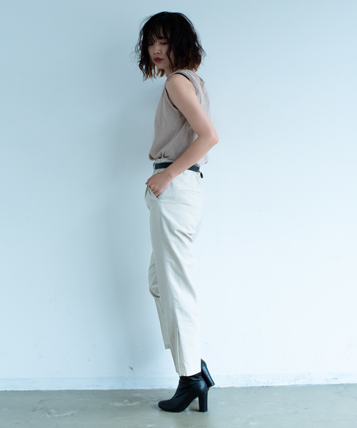 Aunt Marie's（アントマリーズ）の「AUNT MARIE'S ダメージスラブタンク（タンクトップ・レディース・ホワイト/ブラック/ブラウン/オレンジ・FREE）」の22枚目の写真