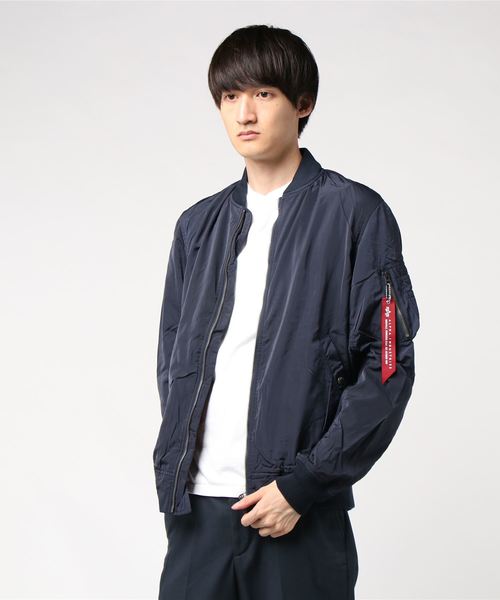 ALPHA(アルファ)の「ボンディングL-2B(MA-1)」|ネイビー