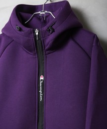 【CHAMPION/チャンピオン】ボンディングスプリクトロゴZIPパーカー C3-QS107 通気性に優れた3層構造 ストレッチ素材