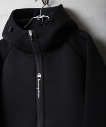 【CHAMPION/チャンピオン】ボンディングスプリクトロゴZIPパーカー C3-QS107 通気性に優れた3層構造 ストレッチ素材