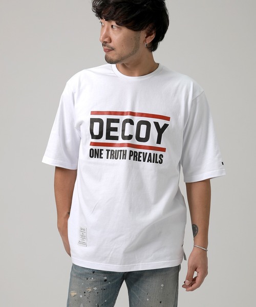 DECOY&CO.(デコイアンドシーオー)の「デコイアンドシーオー プリヴェイルTシャツ(Tシャツ/カットソー・メンズ・ブラック/ホワイト・MEDIUM/LARGE/X-LARGE)」の7枚目の写真