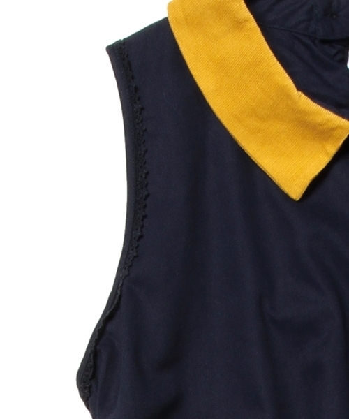 BEAMS BOY（ビームスボーイ）の「TORI-TO / 2枚スカート ノースリーブワンピース（ワンピース・レディース・ネイビー・ONE SIZE）」の16枚目の写真