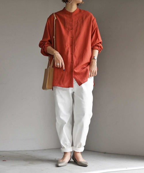 antiqua(アンティカ)の「カーブシルエットパンツ(デニムパンツ・レディース・チャコールグレー/ブラック/ベージュ/オフホワイト/グリーン系その他・S/M/L/XL/XS/XXL)」の13枚目の写真