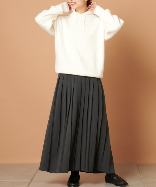 PUAL CE CIN(ピュアルセシン)の「パーカープルオーバー(Tシャツ/カットソー・レディース・アイボリー/グレー/チャコールグレー/ベージュ/ピンク・FREE)」の12枚目の写真