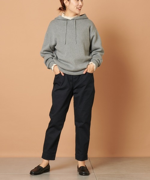 PUAL CE CIN(ピュアルセシン)の「パーカープルオーバー(Tシャツ/カットソー・レディース・アイボリー/グレー/チャコールグレー/ベージュ/ピンク・FREE)」の9枚目の写真