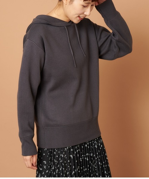 PUAL CE CIN(ピュアルセシン)の「パーカープルオーバー(Tシャツ/カットソー・レディース・アイボリー/グレー/チャコールグレー/ベージュ/ピンク・FREE)」の14枚目の写真