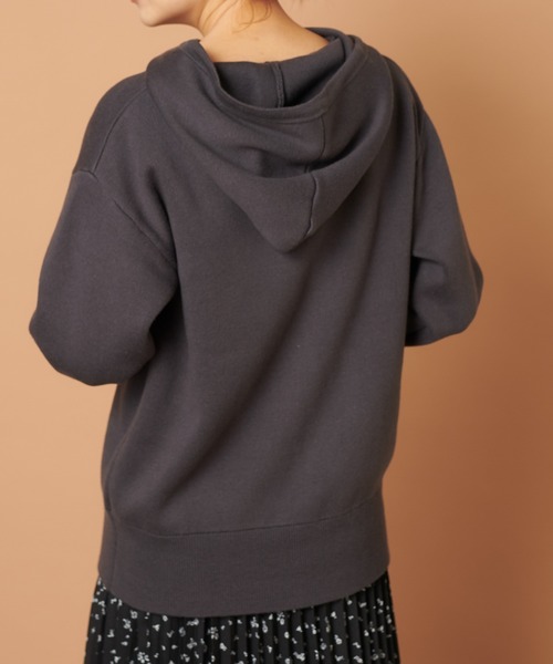 PUAL CE CIN(ピュアルセシン)の「パーカープルオーバー(Tシャツ/カットソー・レディース・アイボリー/グレー/チャコールグレー/ベージュ/ピンク・FREE)」の20枚目の写真