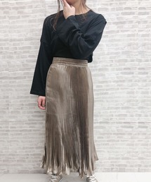 ap retro | シャイニープリーツロングスカート【ZOZO限定アイテム】(スカート)