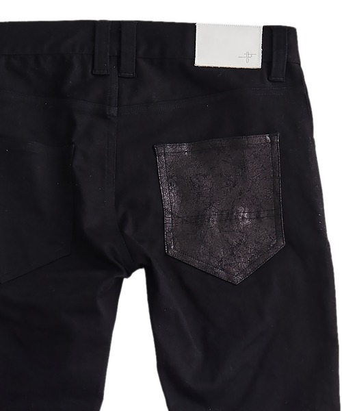 NO ID.(ノーアイディ)の「切替ストレッチデニムスキニーPT(デニムパンツ・メンズ・ブラック・1/2/3)」の7枚目の写真