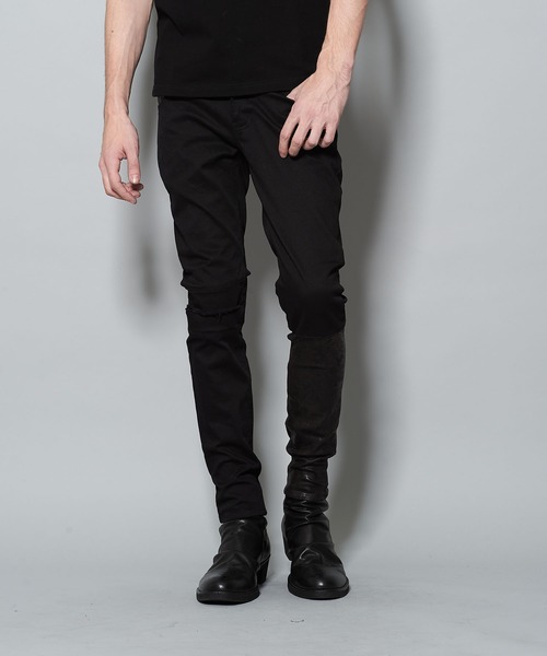 NO ID.(ノーアイディ)の「切替ストレッチデニムスキニーPT(デニムパンツ・メンズ・ブラック・1/2/3)」の10枚目の写真