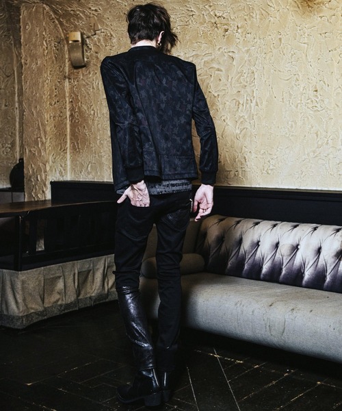 NO ID.(ノーアイディ)の「切替ストレッチデニムスキニーPT(デニムパンツ・メンズ・ブラック・1/2/3)」の6枚目の写真